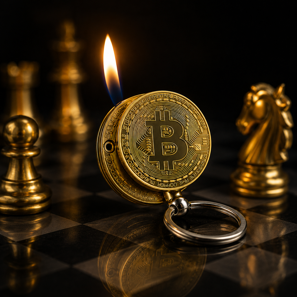 smokeking  bitcoin lighters