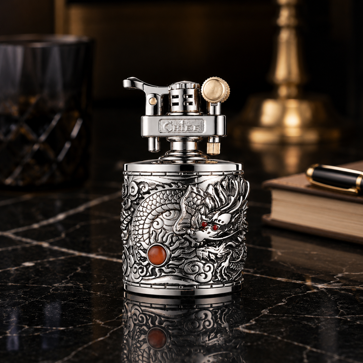 Chief Xiangyun Dragon Silver
  
 
    Chief   Lighter