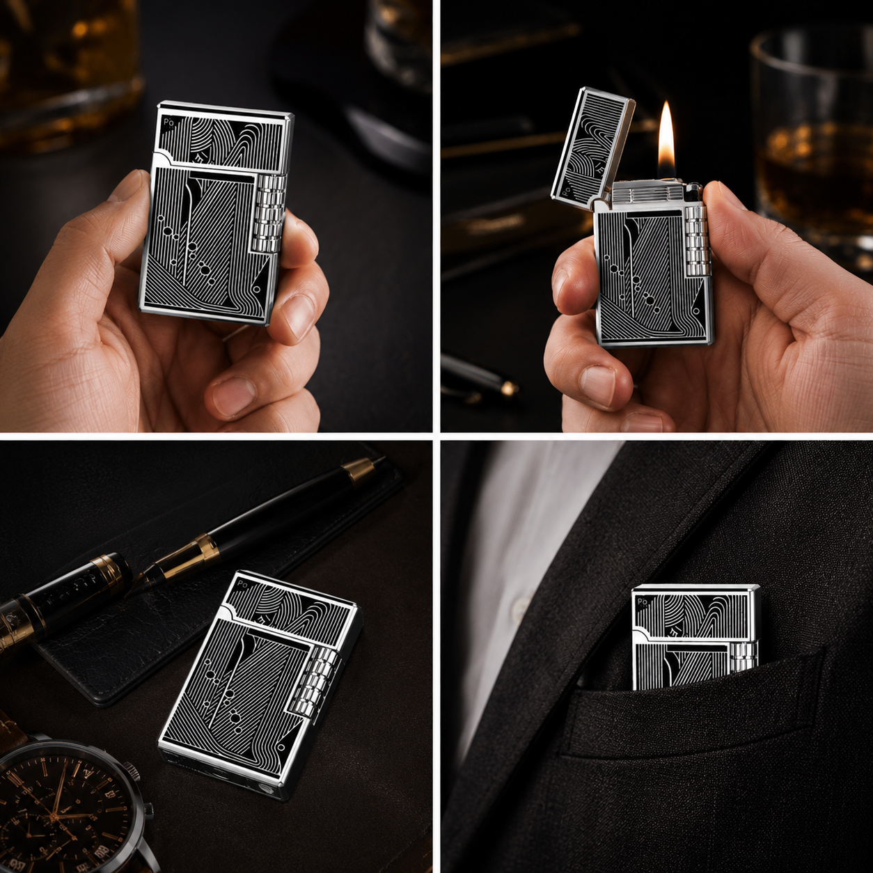 Inspired black-silver 
    Sanji   Lighter