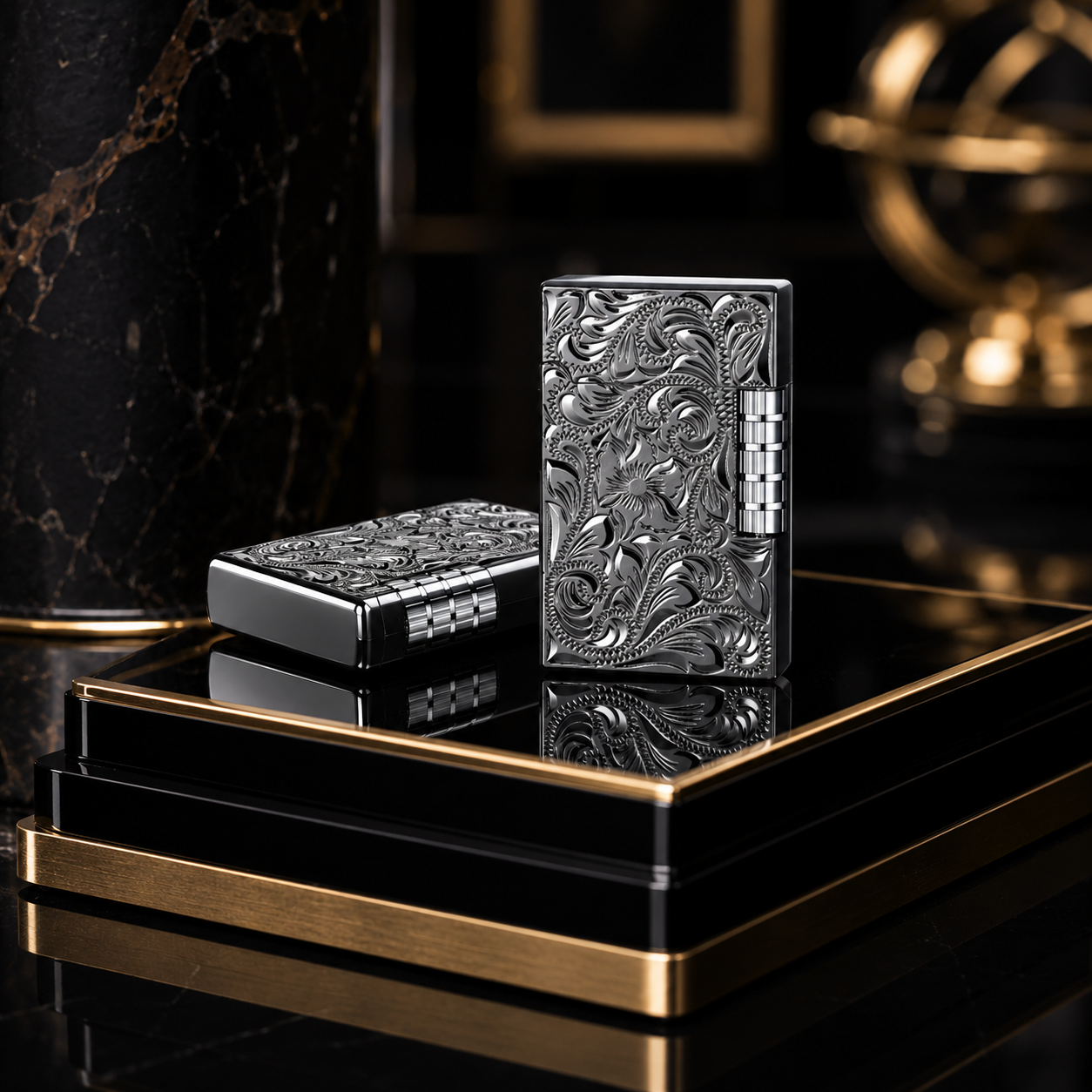 InspiMidnight Black Engrave  Midnight Black Engrave  
    Sanji   Lighter