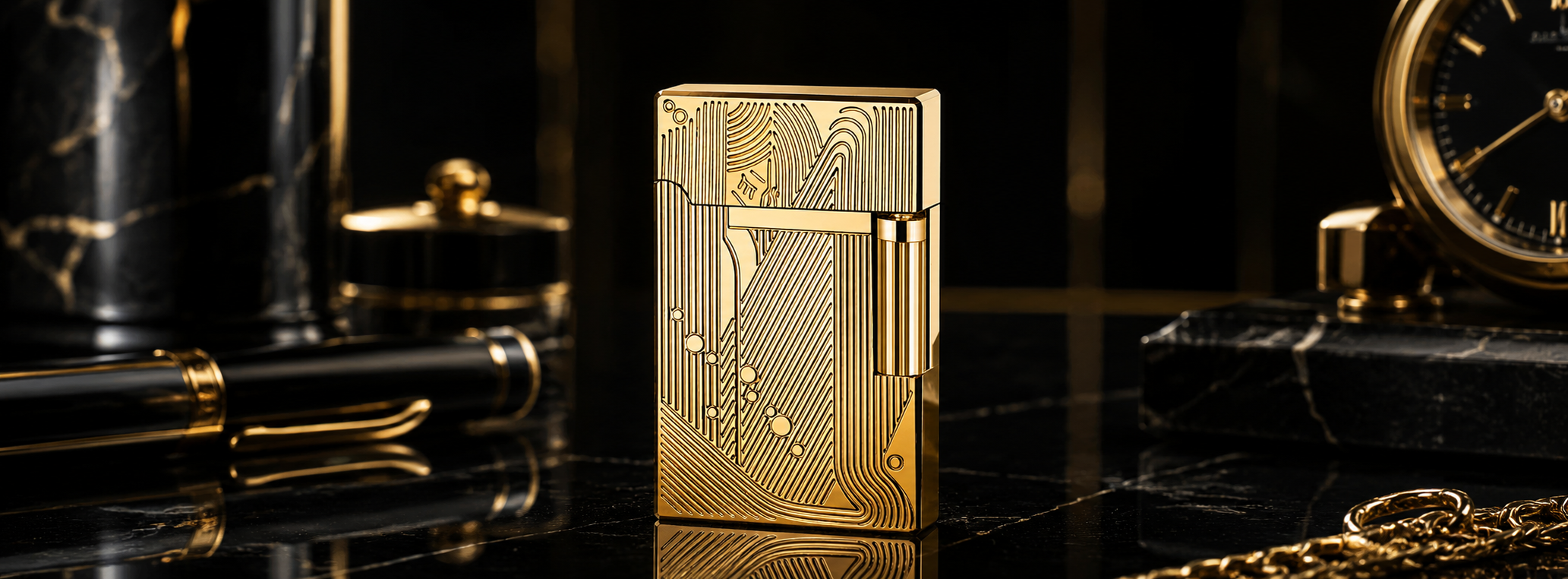 Premium Titanium-Cut Titanium 
 Sanji Lighter Banner
