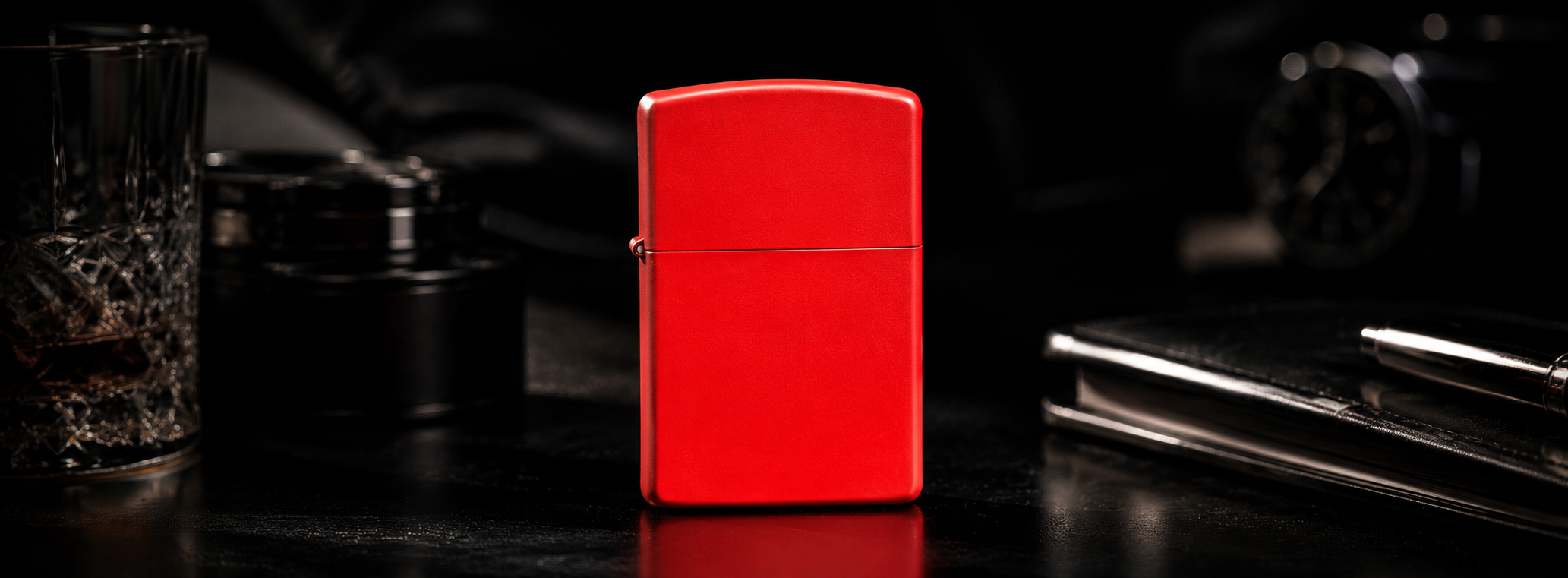 Premium Red Zorro Lighter Banner
