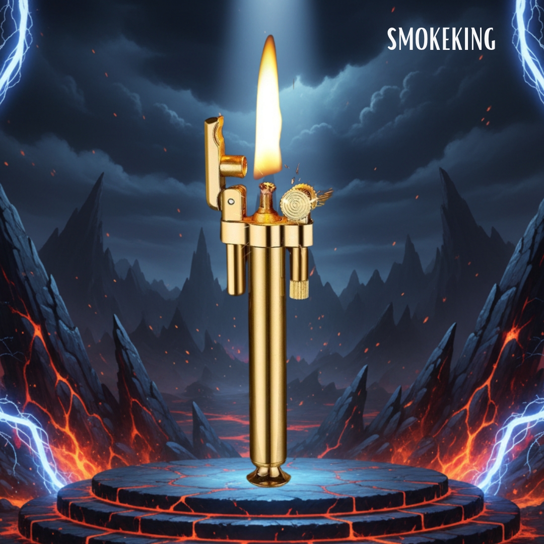 SmokeKing Golden Pipe Design Lighter