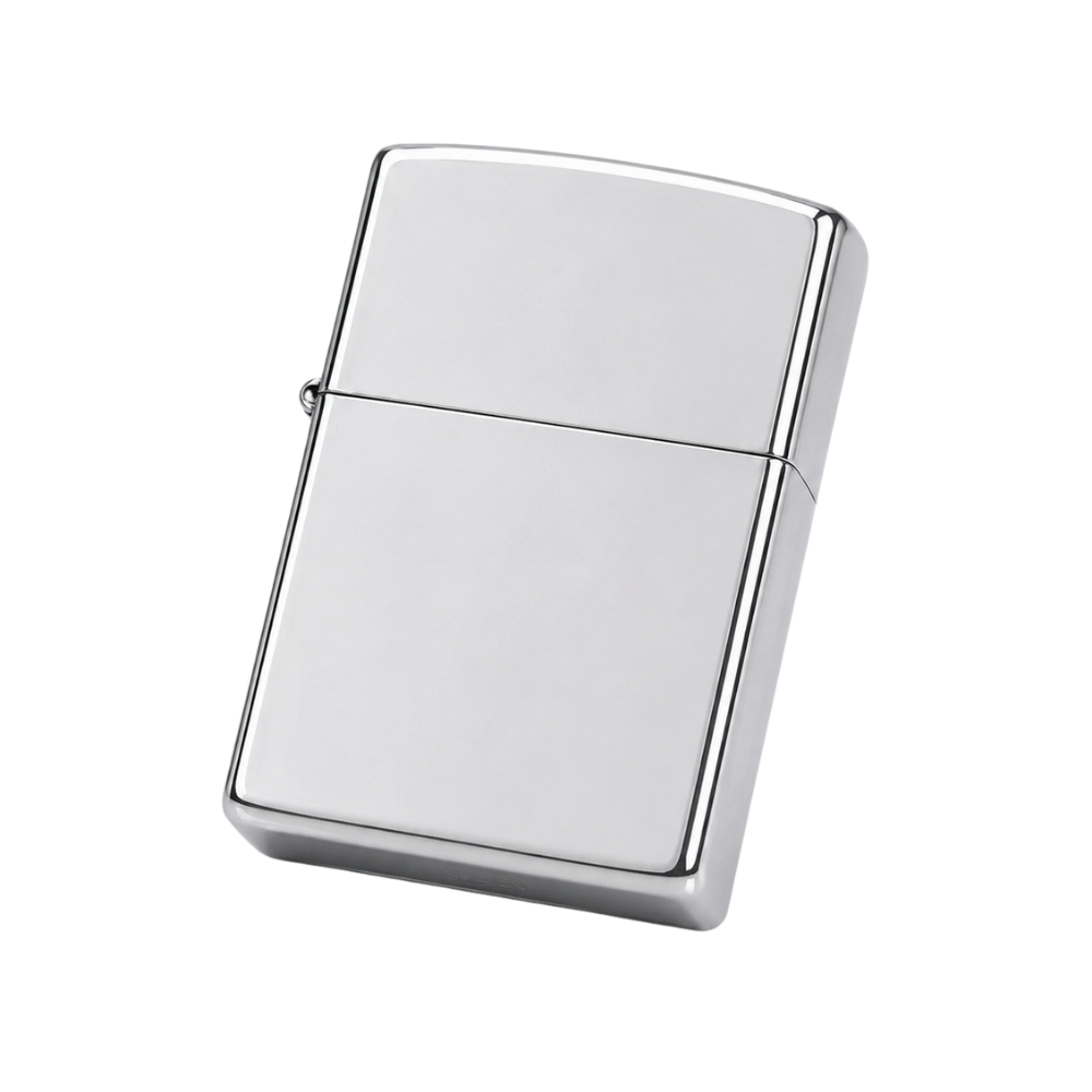 Smoke King Chrome Plated Metal Cigarette Lighter | Zorro Windproof Refillable Kerosene Oil Lighter | Luxury Gift for Men & Women (Fuel Not Included)