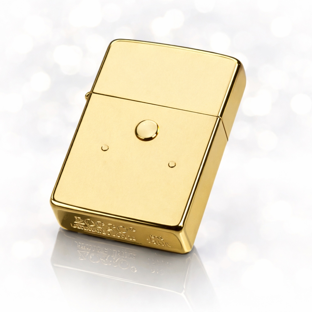 Smoke King Windproof Classic Kerosene Lighter | Zorro Gold Refillable Cigarette & Cigar Lighter | Men’s Gift (Fuel Not Included)