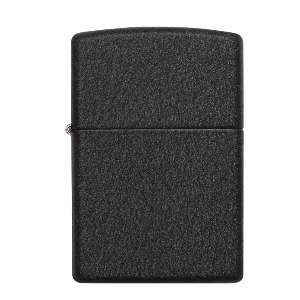 Smoke King Classic Black Crackle Windproof Lighter | (Zorro) Textured Historic Finish | Refillable Kerosene Oil Pocket Lighter (Fuel Not Included)