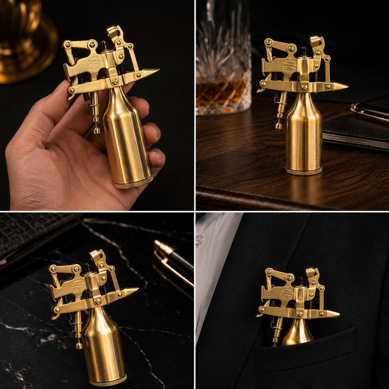 Capitol Vintage Metal Lighter