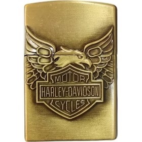 Harley Davidson Eagle Badge Motor Cycles Emboss Butane Gas Lighter