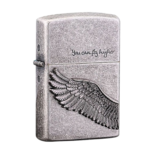 Silver Feather Zorro Original Lighter