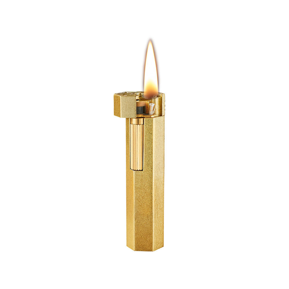 Smoke King HexaForge Gold Retro Lighter