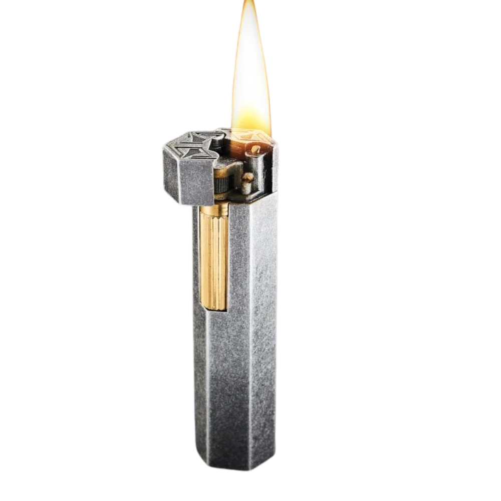 Smoke King HexaForge Black Retro Lighter