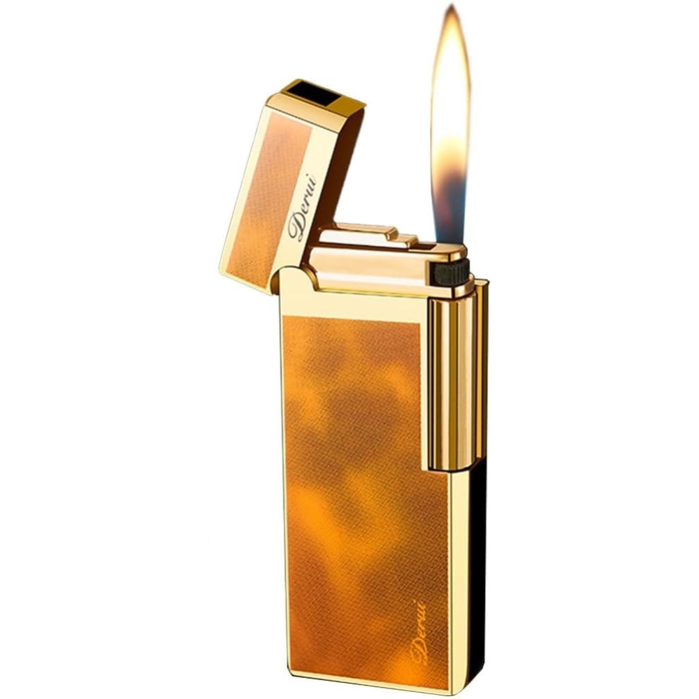 Smoke King Gold UltraSlim Gas Lighter