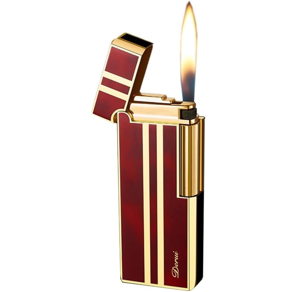 Smoke King Red Ultra Slim Gas Lighter