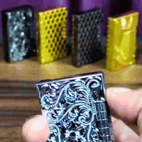 Smoke King Sanji Floral Silver Engrave Lighter  One Piece Inspired Pulley Ignition Lighter, Soft Flame Refillable Lighter, Collection & Gifting animation