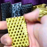 Smoke King Sanji Royal Gold Hex Lighter  One Piece Inspired Pulley Ignition Lighter, Soft Flame Refillable Lighter, Collection & Gifting animation