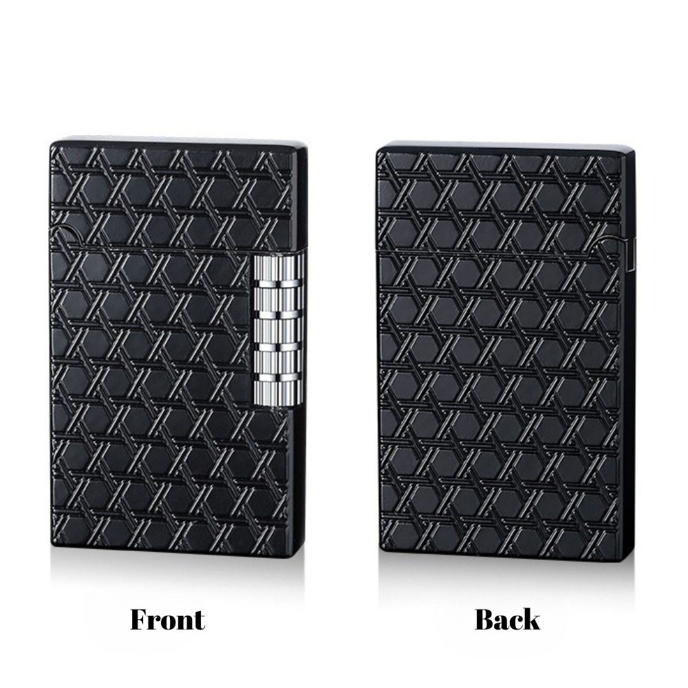 Smoke King Sanji Royal Black Hex Lighter  One Piece Inspired Pulley Ignition Lighter, Soft Flame Refillable Lighter, Collection & Gifting