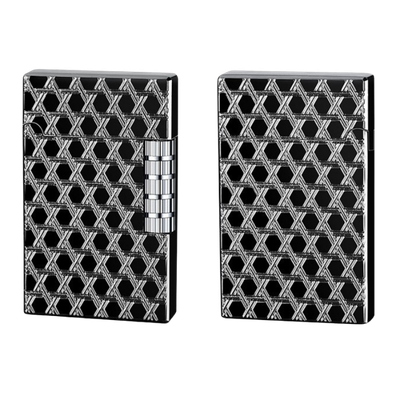 Smoke King Sanji Royal Midnight Black Hex Lighter  One Piece Inspired Pulley Ignition Lighter, Soft Flame Refillable Lighter, Collection & Gifting