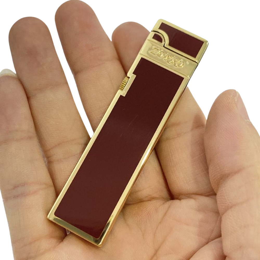 Smoke King Slim Portable Small Narrow Machine Kerosene Lighter (Zorro Original) Vintage Retro (Fuel Not Included)