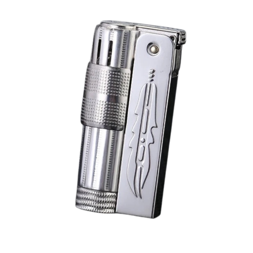 Smoke King Fire sword IMCO Super Triplex chrome gasoline lighter (Silver)