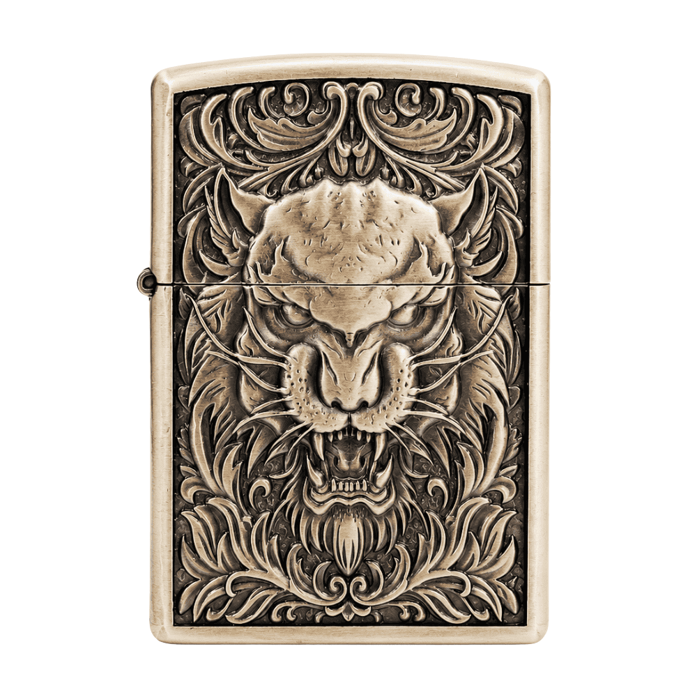 Original Zorro Tiger Engrave Lighter