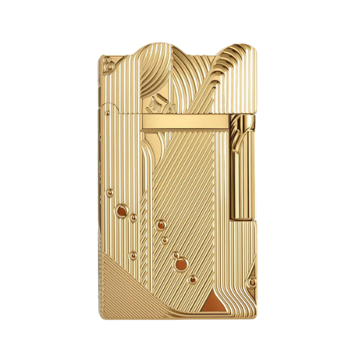 Smoke King Premium Gold OG Sanji Lighter – Classic Ping Sound, Copper Body, Butane Refillable, Adjustable Flame, Luxury Gift Box Included