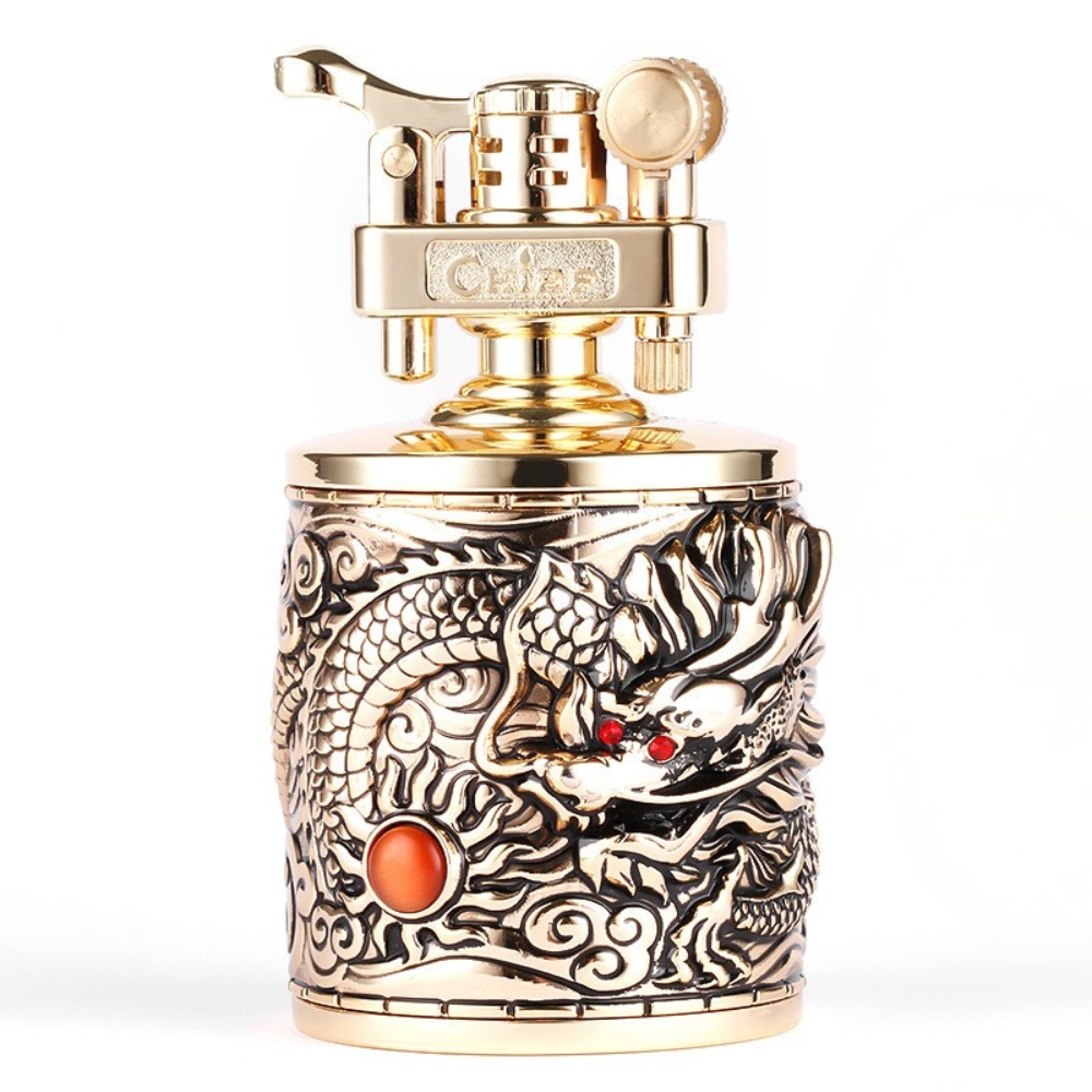 Chief Xiangyun Dragon Gold Lighter