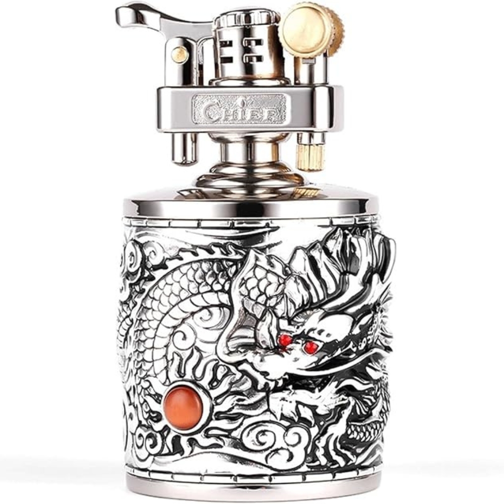 Chief Xiangyun Dragon Silver Lighter