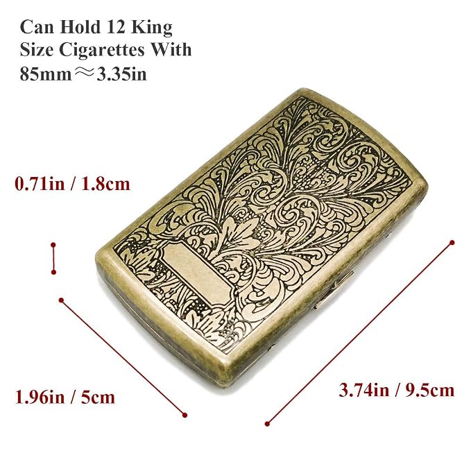 Vintage Slim Metal Case