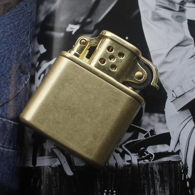 Smoke King Vintage Retro Trench Lighter | Refillable Kerosene Lighter | Stainless Steel Windproof Pocket Lighter