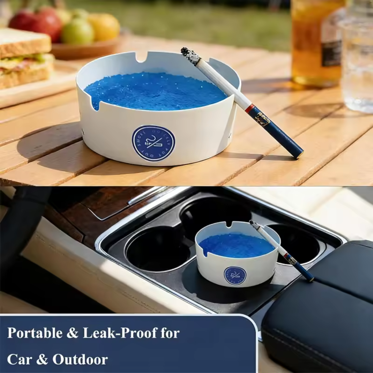Disposable Foam Ashtray 25 Pack.
