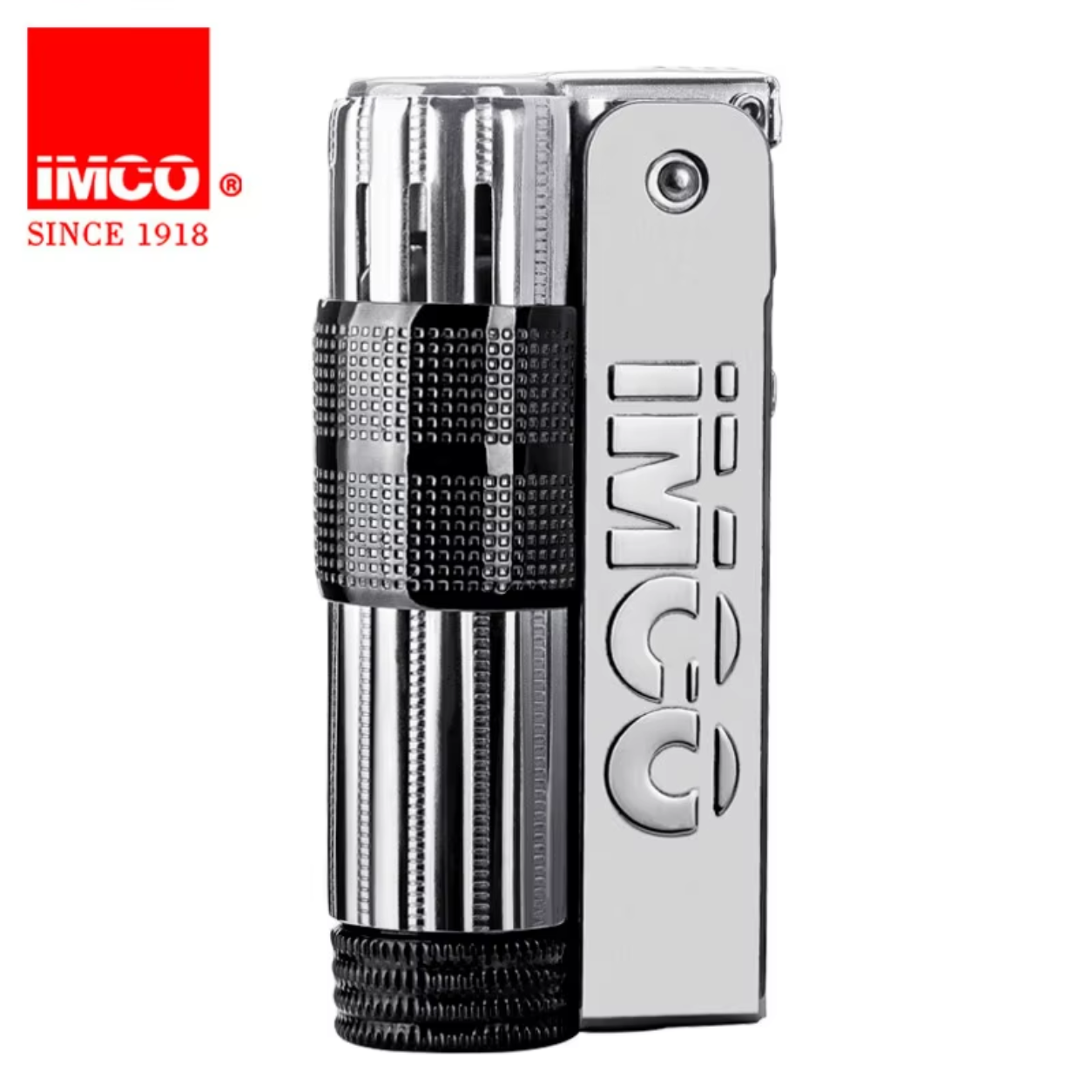 Smoke King IMCO Super Triplex Chrome Gasoline Lighter. (Fuel Not Included)