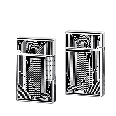 Sanji Royale Black Silver Lighter