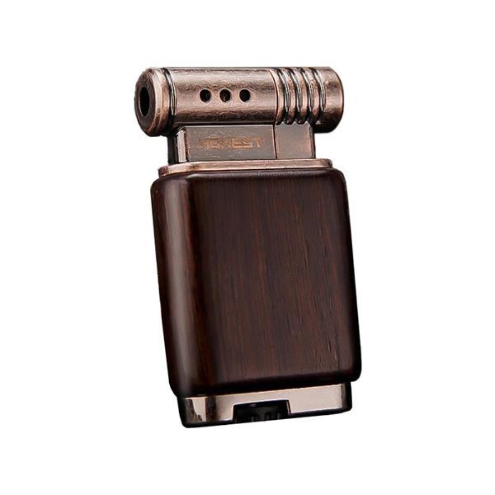 Smoke King Handcrafted Wood Pipe Lighter |Gas Lighter | Adjustable Flame Windproof Lighter |Gift for Men & Women