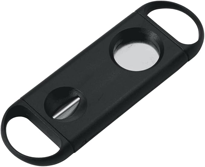 Smoke King Stainless Steel Cutter ? Double Guillotine Blade with Precision Circular Punch, Portable & Durable for Smooth & Effortless Cutting