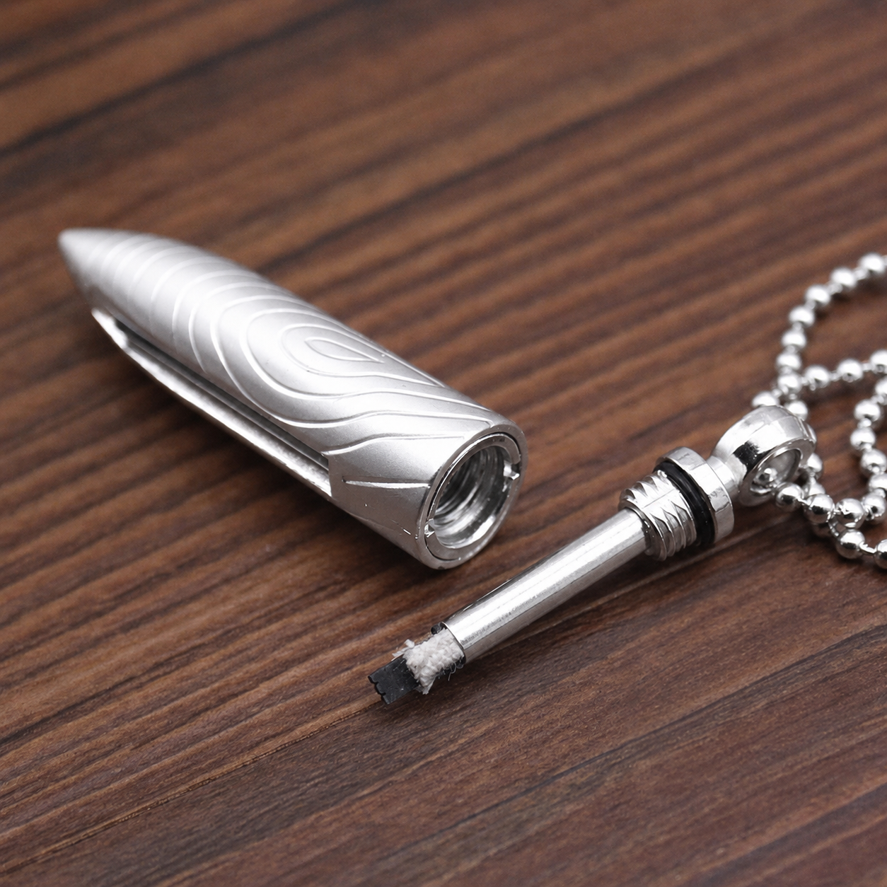 Smoke King Waterproof Bullet Fire Starter Keychain Lighter. Survival Fire Starter (Fuel Not Included)