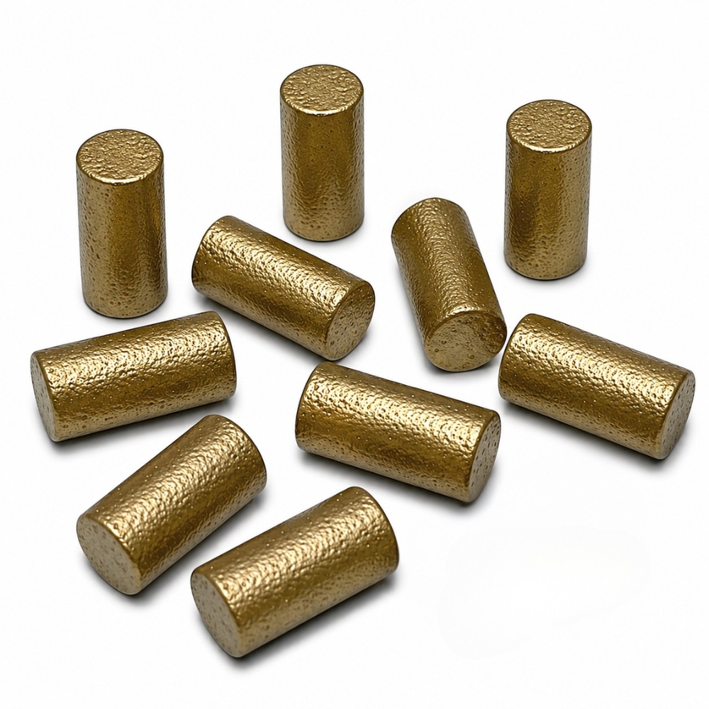 Premium Lighter Flints – Portable Refill Pocket Pack: 10 Pcs Heavy Duty Gold Replacement Flints, Compatible with Zippo
