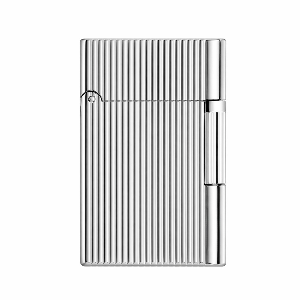 Smoke King Sanji Imperial Silver Lighter Premium Metal Butane Refillable Lighter