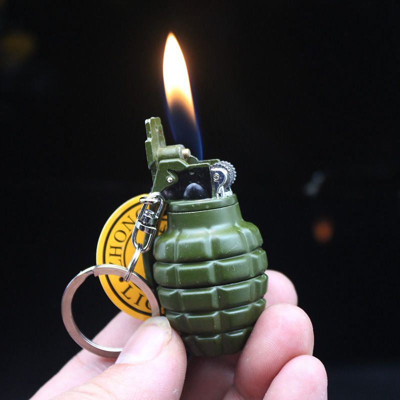 SmokeKing Army Green Grenade Lighter for men